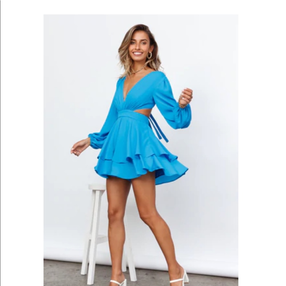 Cold Rush Romper Blue